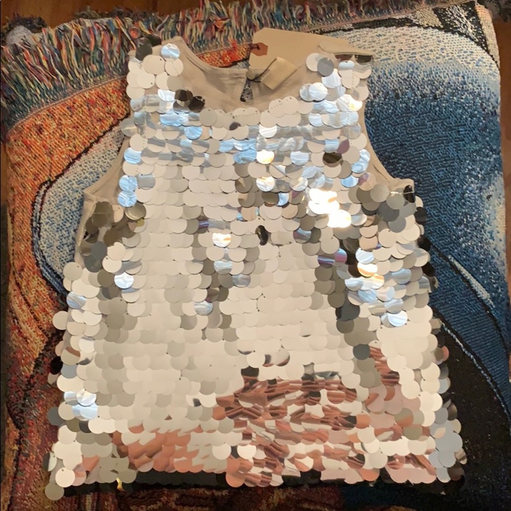 Zara sequin top